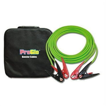 Century Wire Pro Glo 25 Ft 400A 2 Gauge Battery Booster Cable Set Green