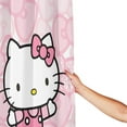 thumbnail image 3 of Hello Kitty Shower Curtain, Waterproof Bathroom Shower Curtains, Washable Cloth Shower Curtain With 12 Hooks, 72 "W X 72" L, 3 of 9