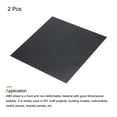 thumbnail image 3 of Black ABS Plastic Sheet 10 x 10 x 0.04 Inch for Building Model, DIY Crafts, Pack of 2 Pcs, 3 of 6