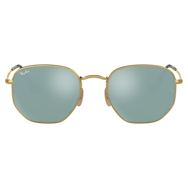 Ray Ban Hexagonal Flat Lenses Green Unisex Sunglasses RB3548N 001