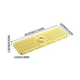 thumbnail image 3 of ESSSUT Tapis de Drainage Rampe Surélevée Nouvel Évier Napperon de Drainage Évier Jaune Antidérapant, 3 of 5