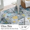 thumbnail image 5 of Moynesa 6'x9' Abstract Area Rugs, Washable Large Rug for Bedroom Ultra-Thin Non Slip Boho Living Room Rugs, Stain Resistant Indoor Non-Shedding Throw Carpet for Dining Room Kitchen Office,Blue, 5 of 8