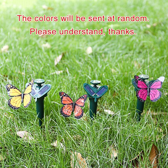 Electric Plaything,Solar Powered Butterflies Powered Butterflies Decoration Rookin Butterfly