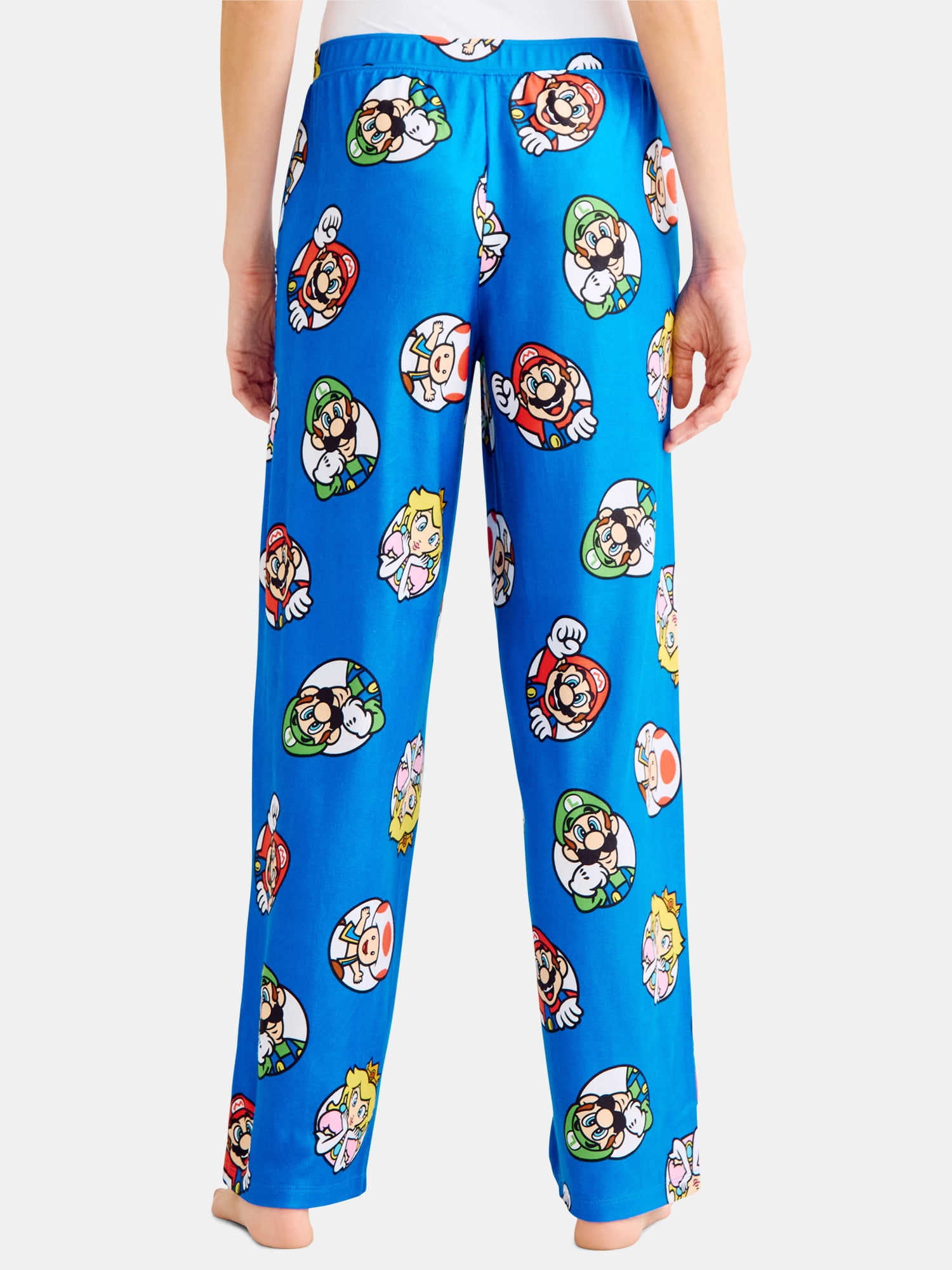 Nintendo Women’s and Women’s Plus Mario Print Sleep Pants, Sizes XS-3X