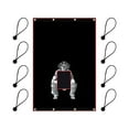 thumbnail image 4 of koolsoo Batting Cage Backstop Baseball Backstop Padding Batting Cage Catcher for 183cmx122cm, 4 of 7