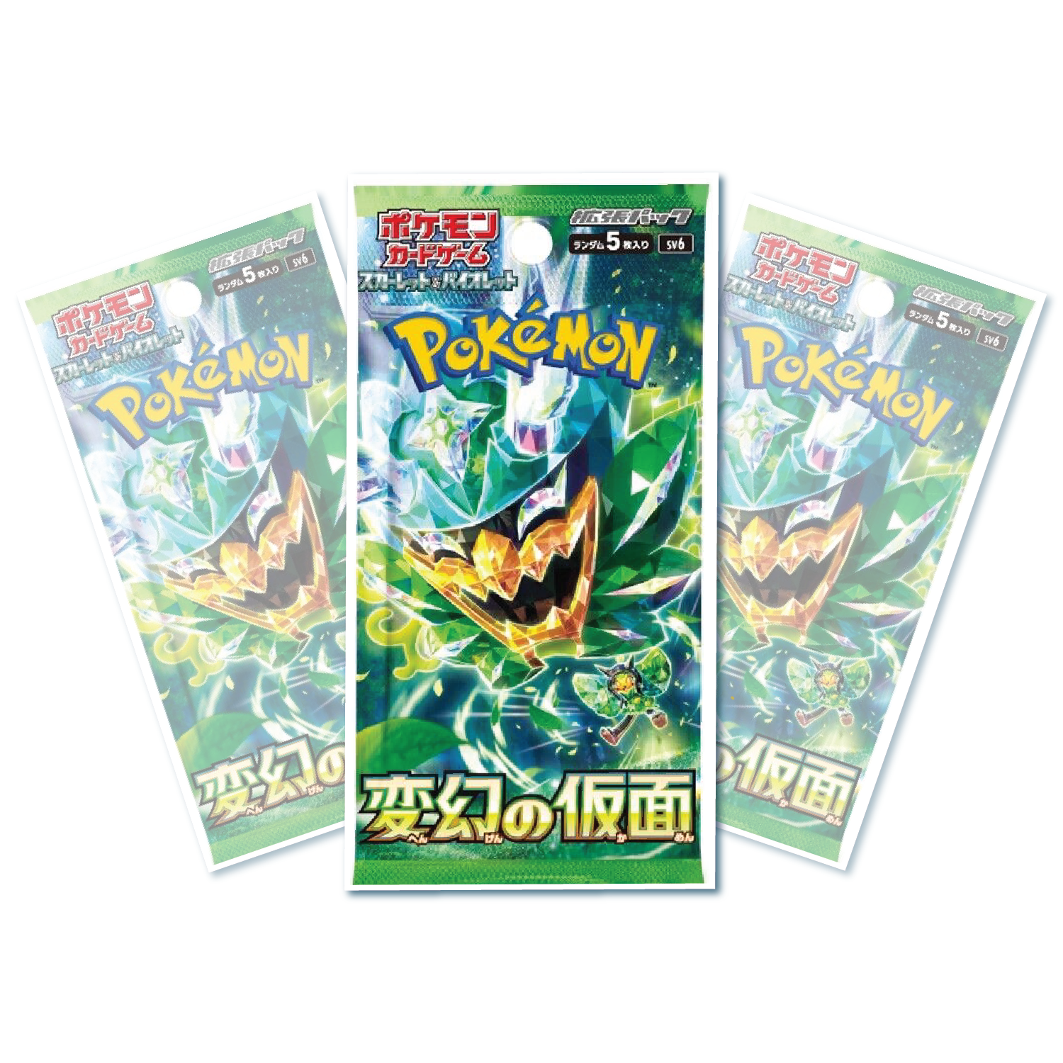 pokemon mask of change booster pack Pokmon Card Game Scarlet & Violet Expansion Transformation Box (Japanese Version) : Toys & Games exclusive TCG releases! Pokemon Mask of Change Booster