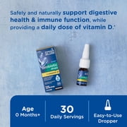 Mommys Bliss Baby Probiotic Drops + Vitamin D, Supports Digestive Health and Immunity, Flavorless, 0.34 fl oz