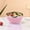 Pink, variant on Meggemo Stainless Steel Double Layer Bowl Heat Insulated Food Bowl for Fruits Vegetables Snacks Home Kitchen Dining