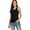 Black, variant on Beautyin Drawstring Camisole Stretchy Racerback Ribbed Tank Top for Women