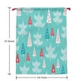 thumbnail image 6 of Christmas Bags Drawstring,Turquoise Christmas Tree Pattern Large Xmas Christmas Gift Bags,Reusable for Xmas and New Year Party Favors and Supplies,27.6" X 19.7", 6 of 6