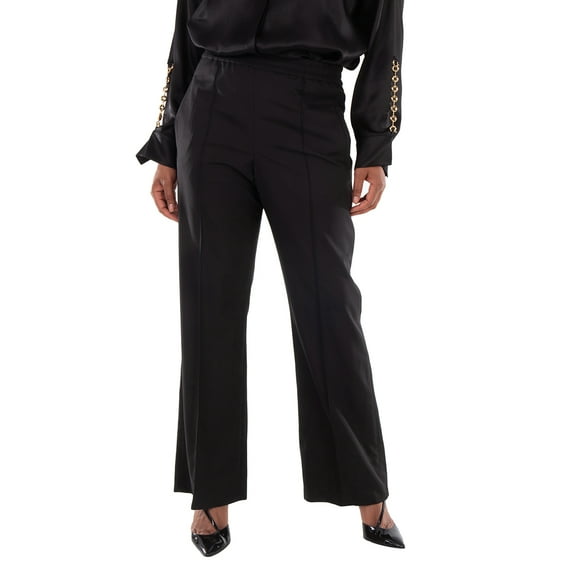 Loewe Mid Waist Straight-Leg Trousers, Size X-Small