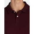 thumbnail image 3 of George Men's and Big Men's Pique Polo Shirt with Long Sleeves, Sizes S-3XL, 3 of 5