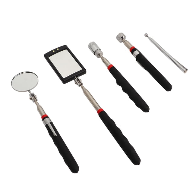 LED Inspection Mirror, Multifunctional Telescopic Pick Up Tool 15lb 8lb 1.5lb For Vehicle Machine Repair