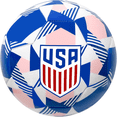 thumbnail image 6 of Icon Sports U.S. Soccer Ball, PVC, Blue/Pink Geometric Design, Size 4, 6 of 6
