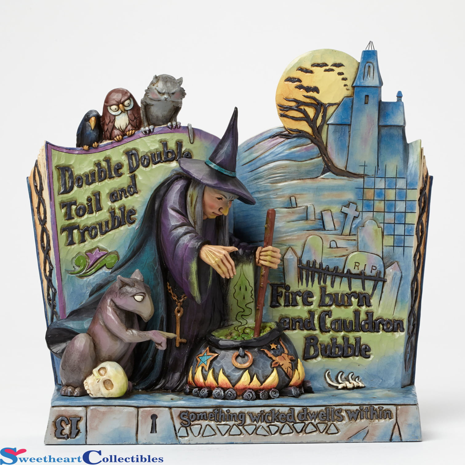 4047845 Mini Witch With Cauldron Halloween Jim Shore Figurine Trick-or-Treater