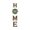 #2398-Brown, variant on Cevemin Home Wall Decor Wooden Alphabet Wreath - Black/Brown Plastic Spring St. Patrick's Day Summer Welcome Door Hanging Decorations for Living Room Entryway Walls