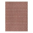 thumbnail image 3 of Unique Loom Outdoor Trellis Collection Area Rug - Tribal Trellis (9' x 12' Rectangle Rust Red/Ivory), 3 of 7