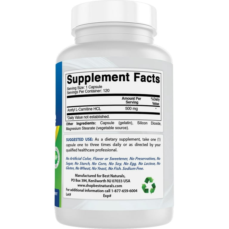 acetyl l carnitine source naturals Acetyl L-Carnitine main image 1