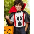 thumbnail image 3 of Tstars Silly Ghost Face Halloween Easy Costume Kids Spooky Shirt 4T White, 3 of 6