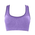 thumbnail image 2 of Women's Sports Bra Traceless Sports Bra With A Beautiful Back Yoga Sleep Fitness Style Underwear Bra Sports Bra Purple M, 2 of 6