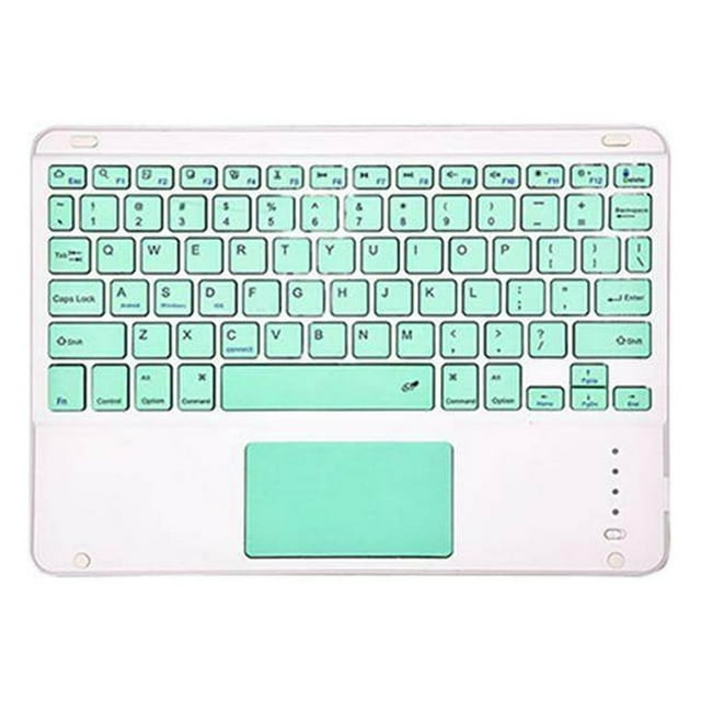 MesaSe Clavier Bluetooth 10 Pouces Clavier Sans Fil à Commande Tactile pour Vert