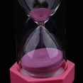thumbnail image 3 of Temporizador de arena preciso kusrkot Reloj de arena de Decoración de escritorio Rosado 10 minutos, 3 of 8