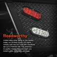 thumbnail image 2 of Kit de luces traseras TRUE MODS 2 rojas y 2 luces LED blancas ovaladas de 15 cm, 2 of 8
