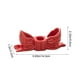 thumbnail image 3 of Christmas Bow Ceramic Candle Holders Unique Home Decor Ornaments Stylish Scented Candle Stand, 3 of 6