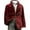 Brick Red, variant on Adeawade Christmas Jacket For Men Long Sleeve Arrival Jacket Classic Notch Lapel For Holiday Party Formal Business Wear And Attire Jacket Crew Neck Santa Claus Prints Coat Wear Brick Red L