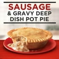 thumbnail image 3 of Banquet Sausage and Gravy Deep Dish Pot Pie, Frozen Meal, 7 oz., 3 of 9