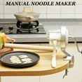 thumbnail image 3 of Manual Noodle Maker, 2026 Upgrade Macaroni Maker, Portable Hand Cranking Noodles Pressing Machine Cooking Tool, Makes Authentic Gnocchi, Pasta Seashells for Kitchen, Restaurant, 3 of 7