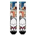 thumbnail image 2 of Pochacco Compression Socks For Women And Men Support Knee High Socks For Running Hiking Athletic Nursing, 2 of 8