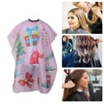 thumbnail image 5 of Unique Bargains 1 Pc Santa Hat Hair Cut Barber Cape Pink, 5 of 6