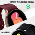 thumbnail image 6 of ALMNVO 20mm Bands and Case for Samsung Galaxy Watch 4 classic 46mm 42mm Samsung Galaxy Watch 6 5 4 44mm 40mm No Gap Sport Silicone Wristbands for Galaxy Watch 6 5 4 40mm 44mm, 6 of 11