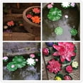 thumbnail image 2 of Yuarrent Flores artificiales de agua TureClos, flores de PE de tacto Real, flores decorativas de simulación para el hogar y la boda Decoración azul, 2 of 6