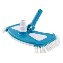 U.S. Pool Supply 12" Deluxe Weighted Butterfly Pool Vacuum Head, Swivel Hose Connection, Pole Handle, Protection Bumper - Clean Debris Above Ground & In-Ground Swimming Pools, Spas – Vinyl Liner Safe