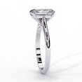 thumbnail image 4 of 2.56 CT Emerald Cut IGI Certified Lab Created Diamond, 10k White Gold Simple Solitaire Ring, 4 Prong Emerald Cut Engagement Ring For Bridal, 4 of 4
