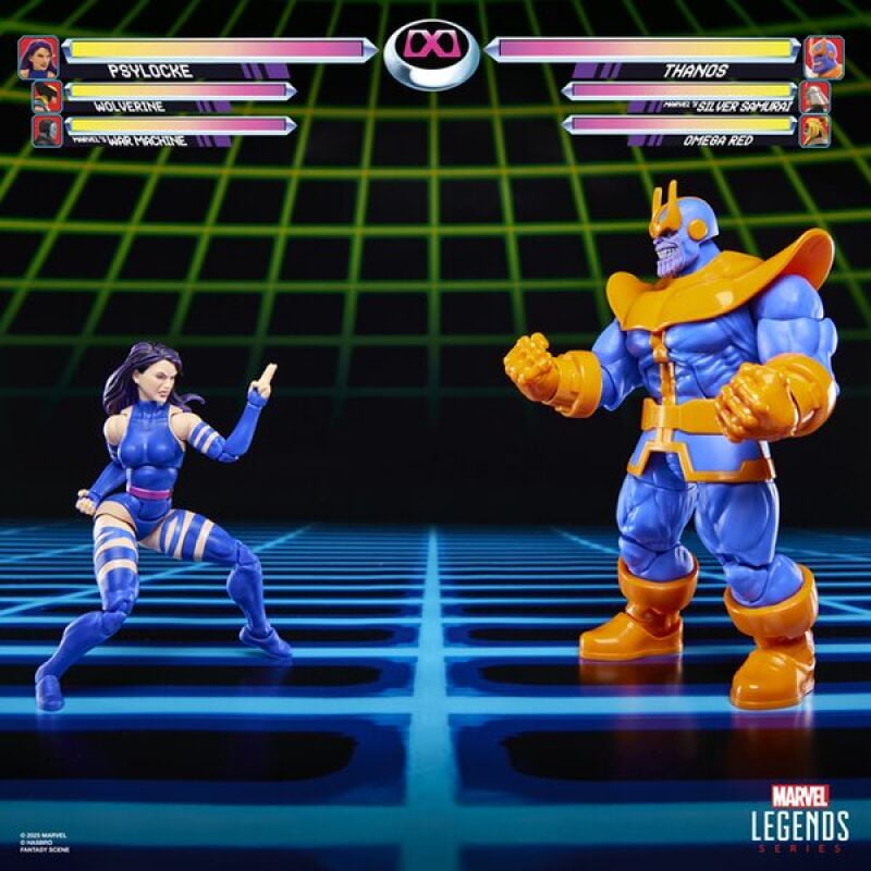 Marvel Legends Gamverse Psylocke Vs Thanos
