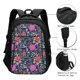 thumbnail image 3 of Balery Floral Mochila con carga USB para hombre y mujer - Mochila impermeable y antirrobo para laptop con puerto USB para viajes, trabajo, 3 of 7