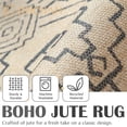 thumbnail image 3 of Area Rug x Vintage Rug Indoor Washable Rug Retro Accent Rug Distressed Carpet Multi Floral Print Country Boho Rug Non Slip Kitchen Bedroom Living Room Dining Room Office, 3 of 9