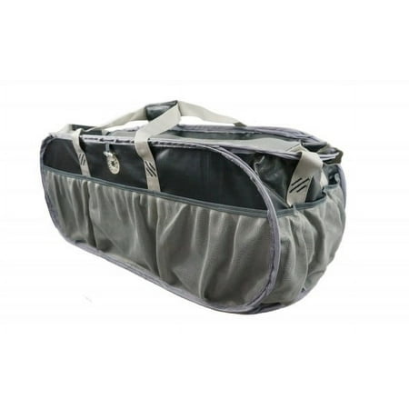 K-Cliffs Heavy Duty Trunk Organizer Large Pop-up Grocery Cargo Bag, Black Stich,Dimension: 36"x14"x14"