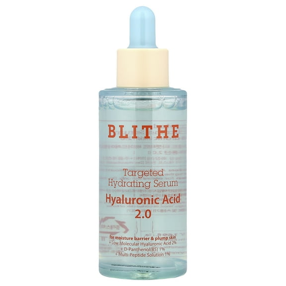 Blithe Targeted Hydrating Serum, Hyaluronic Acid 2.0, 1.69 fl oz (50 ml)