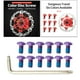 thumbnail image 4 of 2x 12 Uds., Perno de Rotor de de de antioxidante, tornillos de M5 T25, rotores de montaje de jaula de botella, pernos Cola Tornillos para bicicletas, 4 of 8