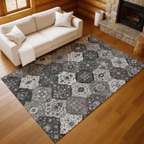 Addison Rugs Chantille Indoor/Outdoor Transitional Panel Gray Machine Washable Rectangle Rug, 3' x 5'