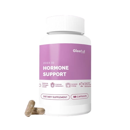 Glee-Full Over 30 Hormone Support - Menopause Supplements for Women - Hot Flash Relief - Hormone Balance for Women-Menopause Support,1 Pack