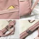 thumbnail image 3 of Qarigey de estilo coreano para mujer, de nailon, con múltiples bolsillos, para libros, para niñas, con colgante, bolso de hombro de gran Mochilas Rosa Qarigey AP018903-01, 3 of 6