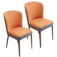 thumbnail image 1 of Chair Covers for Dining Room Chair Covers Set of 2 Stretch Spandex Kitchen Chair Protector Slipcover Removable Washable Dining Chair Covers for Home, Party, Ceremony, 1 of 5