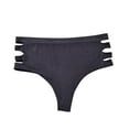 thumbnail image 2 of TMOYZQ Plus Size Cut Out Underwear for Women Sexy Solid Color High Waist Bikini Briefs Comfort Full Coverage Compression Panties for Ladies, 2 of 7