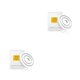 thumbnail image 4 of Sidaley Ambientador eliminador de olores reemplazo de tabletas 60 días de larga duración vehículo Interior Aroma recarga suplemento Limón 2piezas, 4 of 6