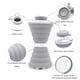 thumbnail image 3 of botella de agua de viaje de silicona plegable de 480 ml con correa ajustable, pajita de silicona flexible y cepillo de limpieza, botella de agua portátil para camping, senderismo, deportes XianweiShao 8390615122528, 3 of 5